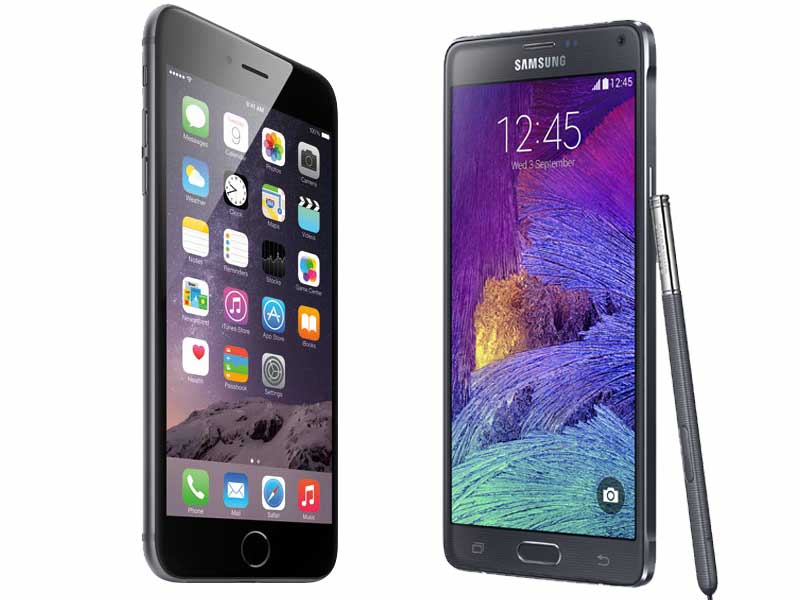 Head-to-Head: Apple’s iPhone 6 Plus vs. Samsung’s Galaxy Note 4