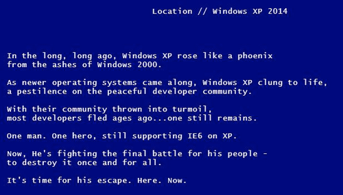 Businesses are Desperately Clinging to XP