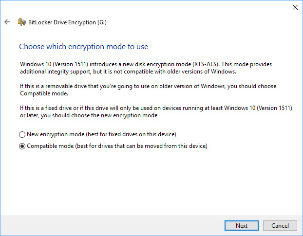 Secure Storage, bitlocker, Windows Bitlocker to Go