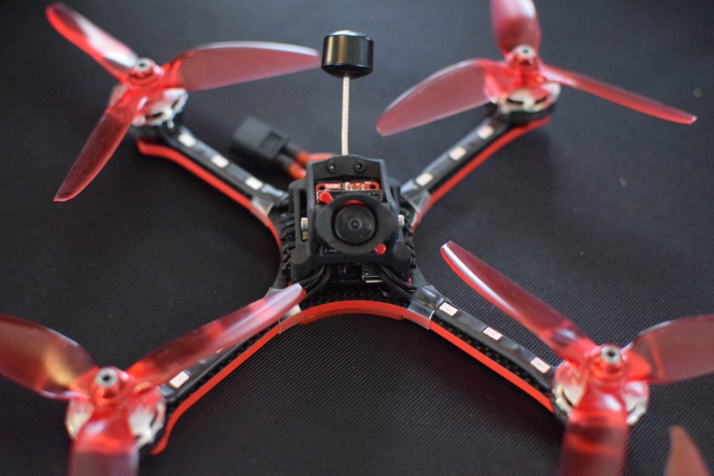 Drone, CES, Drone Rodeo. A closeup image of the RC EYE Aeon drone.