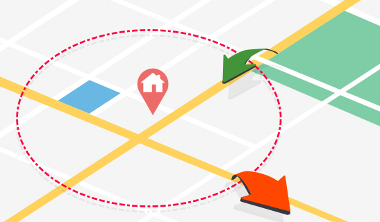 geofence, geo fence, smart home