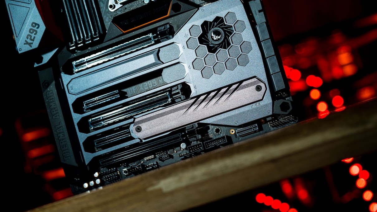 Shielded motherboard bays