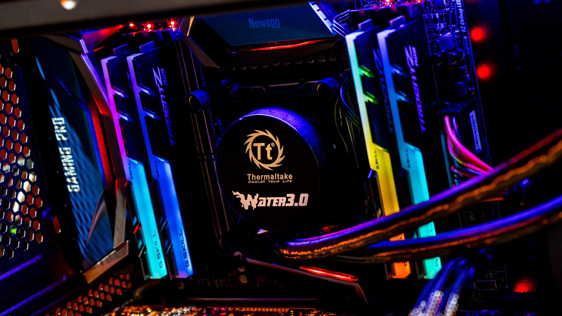 RAM in a motherboard