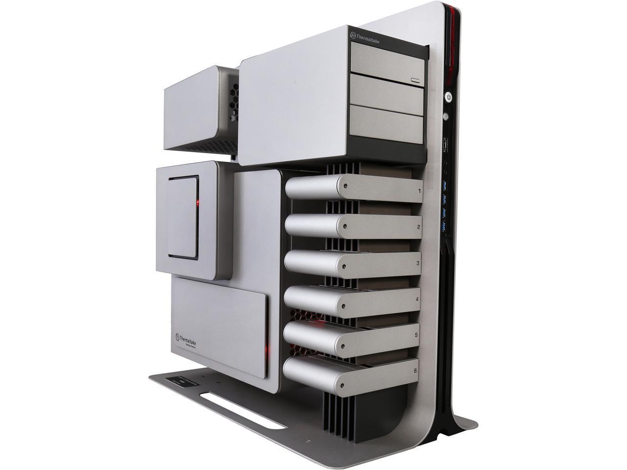 crazy pc case, unique pc case, newegg, sci fi pc build, Thermaltake Level10 Titanium Edition