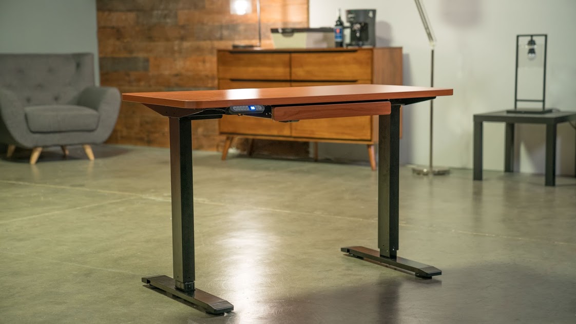 The Motionwise Electric Height Adjustable Desk is a lower-cost standing desk option