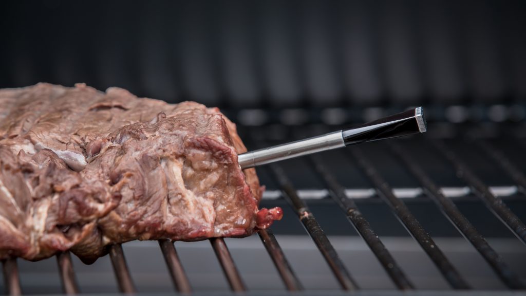 Smart Home tech like smart meat thermometers can alert you via app when food has reached the optimal temperature.