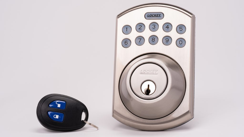 Smart locks are quintessential Smart Home security devices for greater awareness and control, like this smart lock from Lockey.