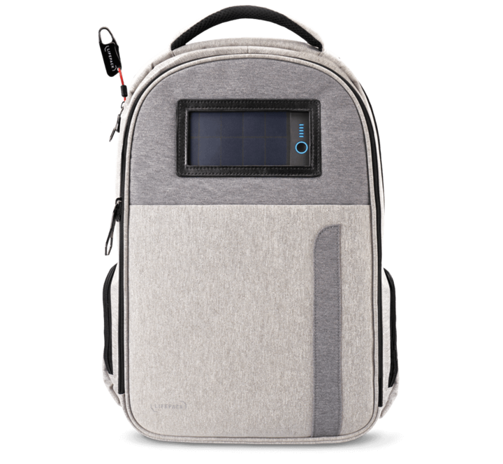 Apple users will love the Lifepack with it's portable power bank and solar charger built-in.