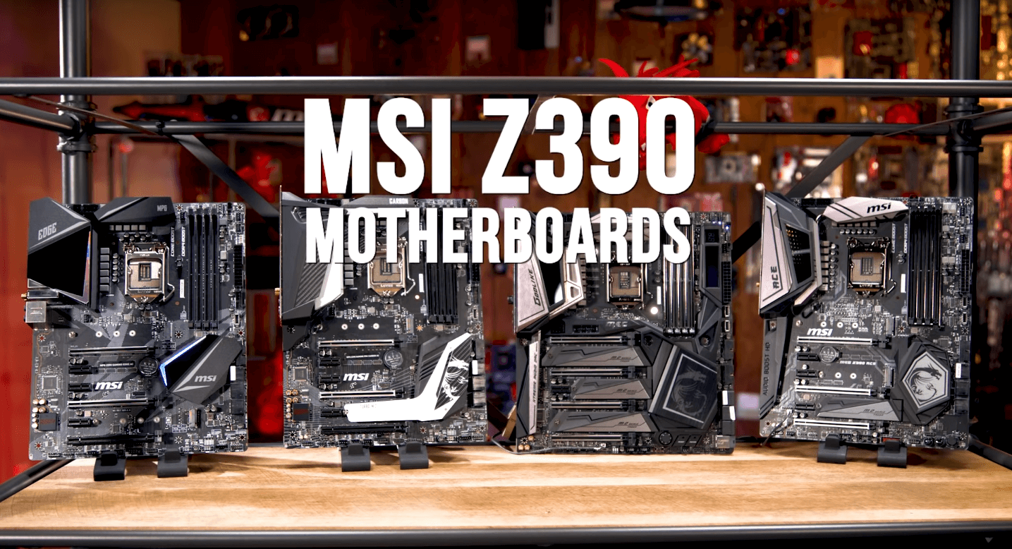 MSI’s new Z390 Motherboards