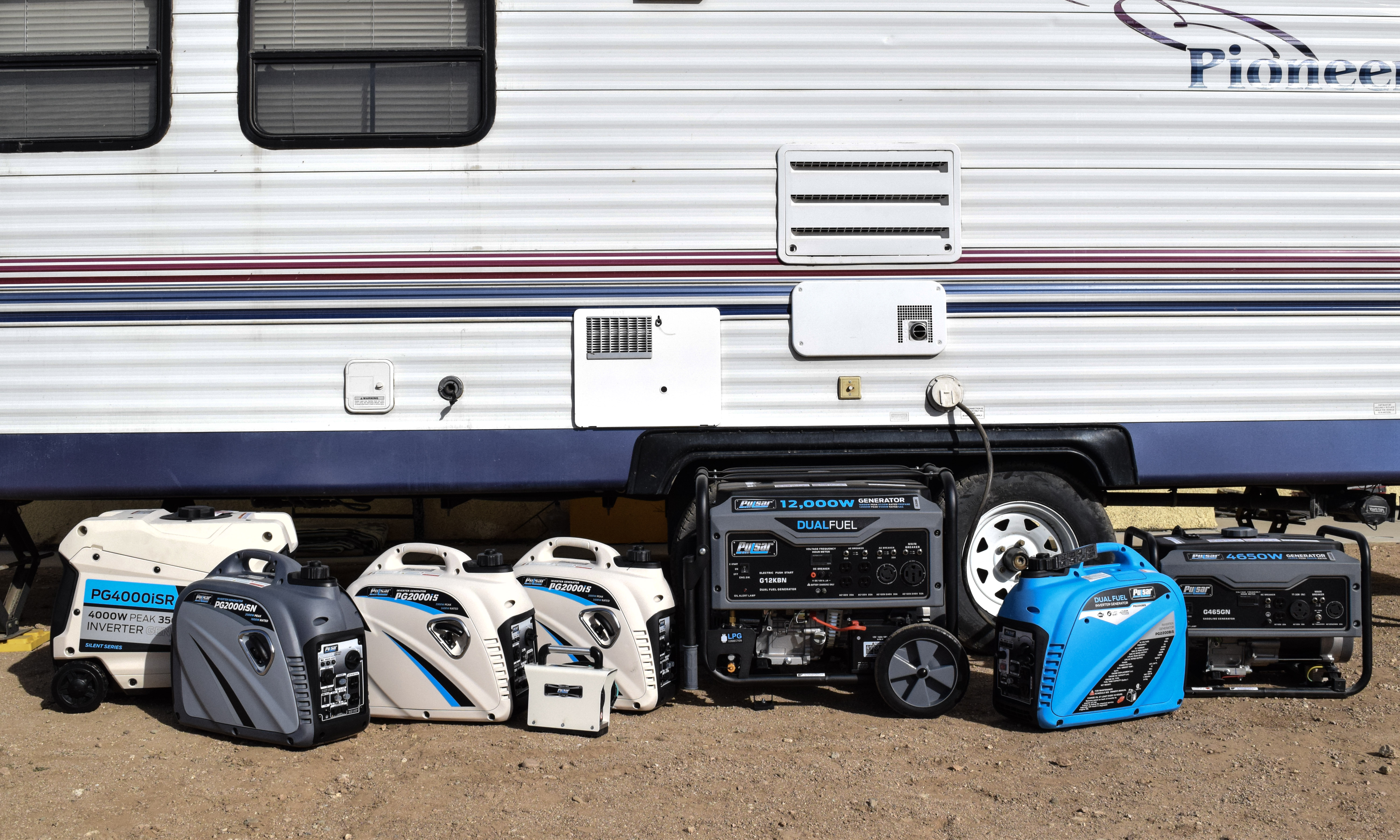 A portable generator for every weekend warrior: The Pulsar lineup of RV-friendly generators packs the power