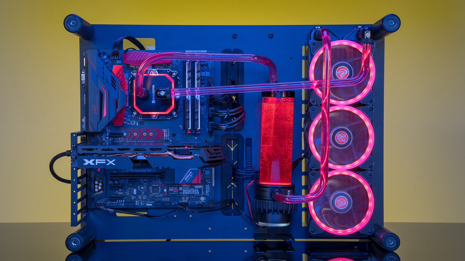 The Raijintek Paean open-frame PC case is a stunning work of industrial design