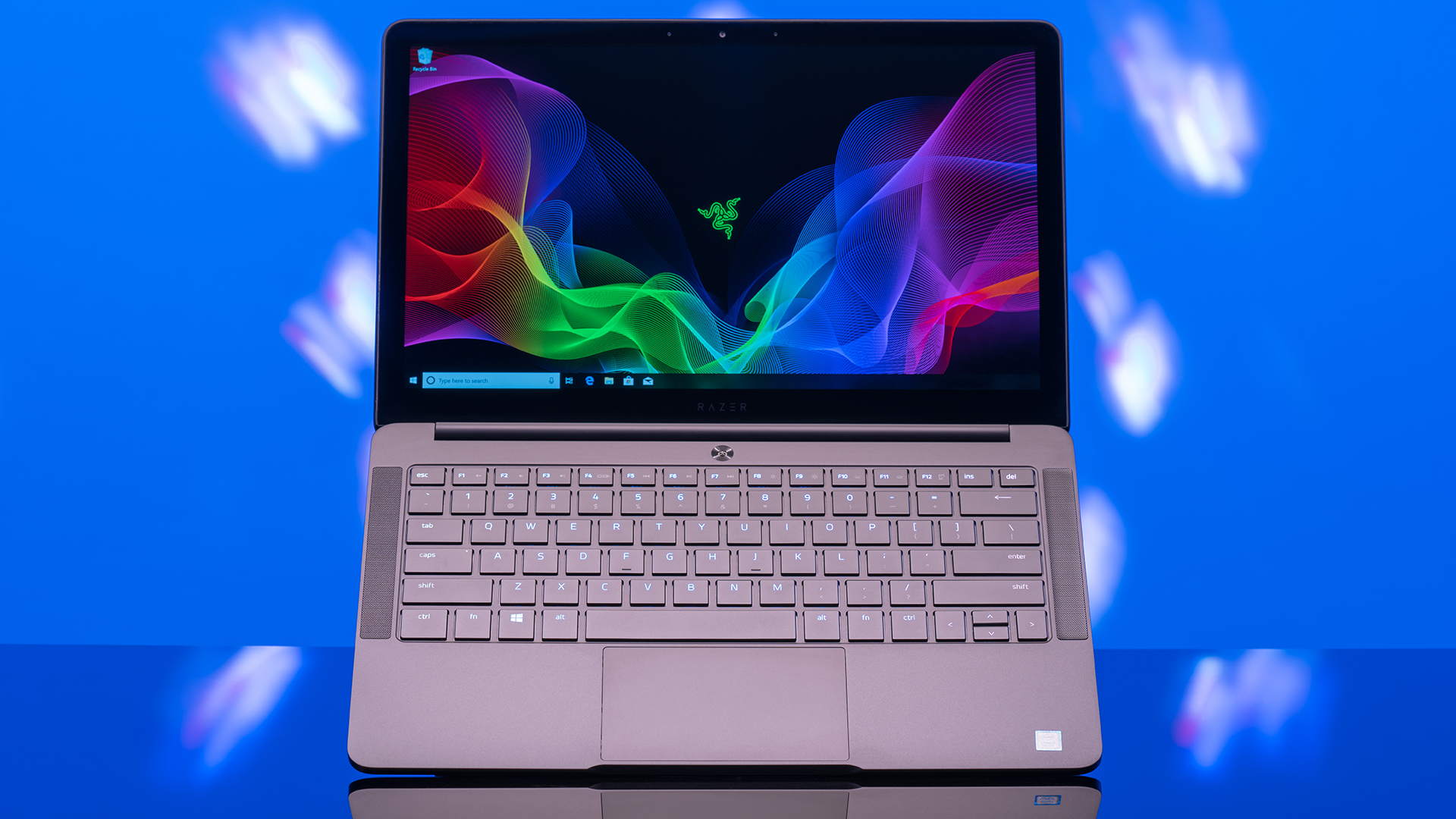 The Razer Blade Stealth laptop stands out with a touch-screen display