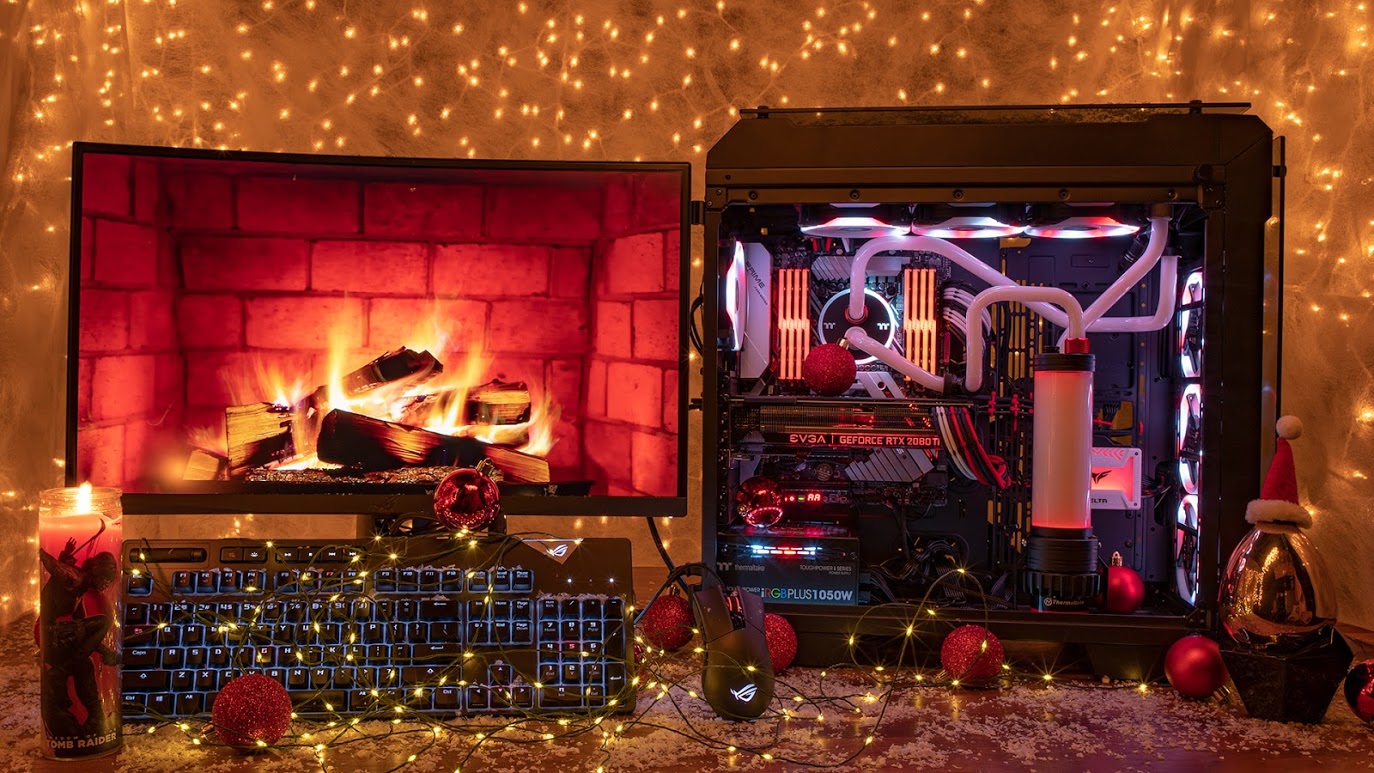 Watch Newegg’s Holiday Yule PC livestream all December long