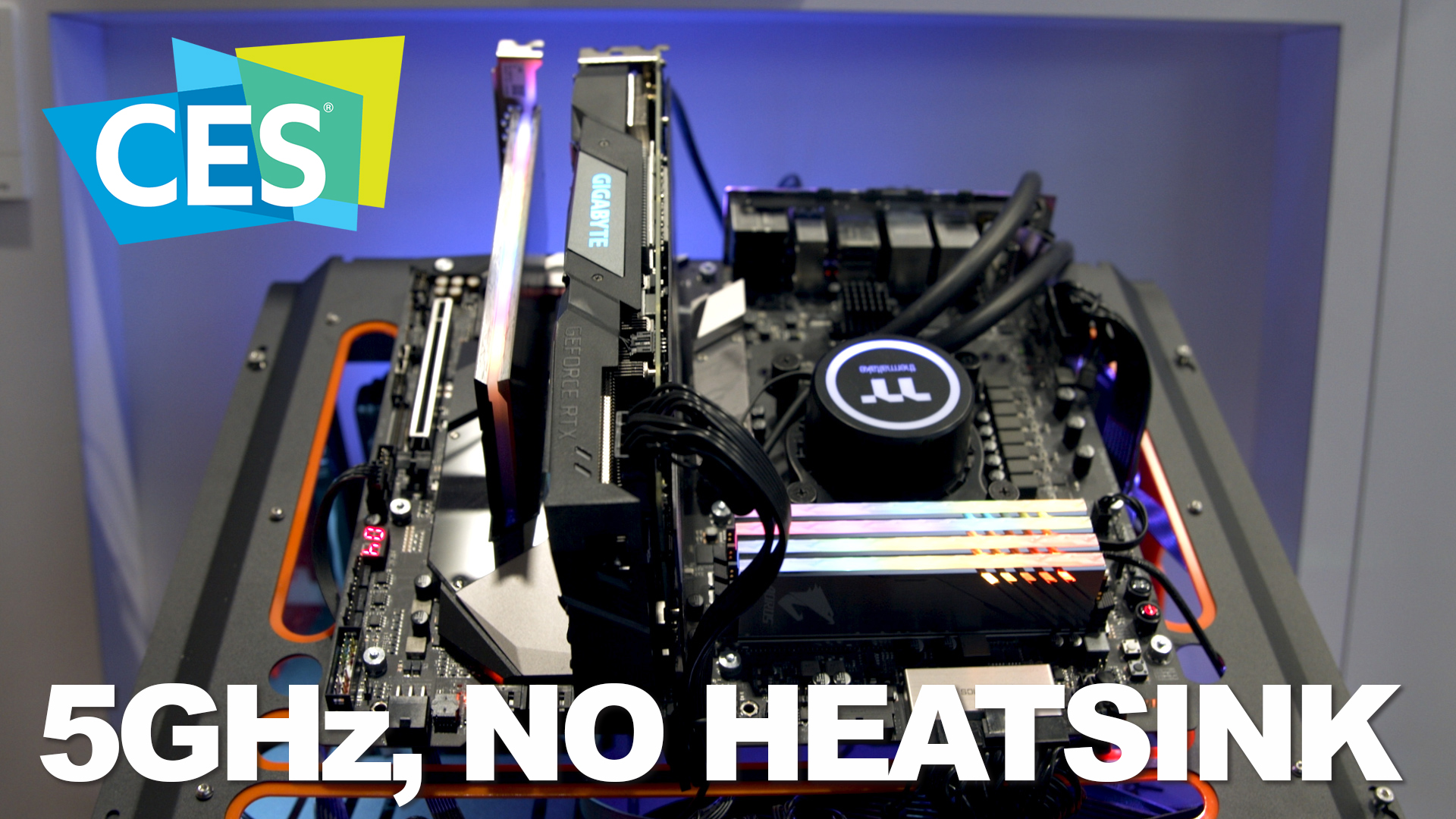 CES 2019: AORUS stays cool at 5ghz (and looks good doing it)