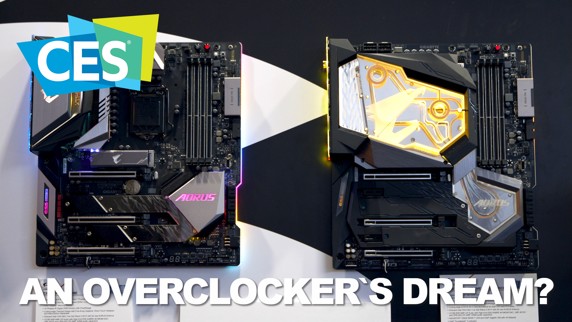 CES 2019: The AORUS Z390 Xtreme Waterforce is an overclocker’s dream