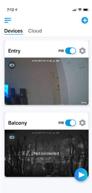 The Reolink Argus 2 smart camera can be managed in the app, monitoring motion alerts and reviewing footage from wherever the weatherproof wireless security camera is placed.
