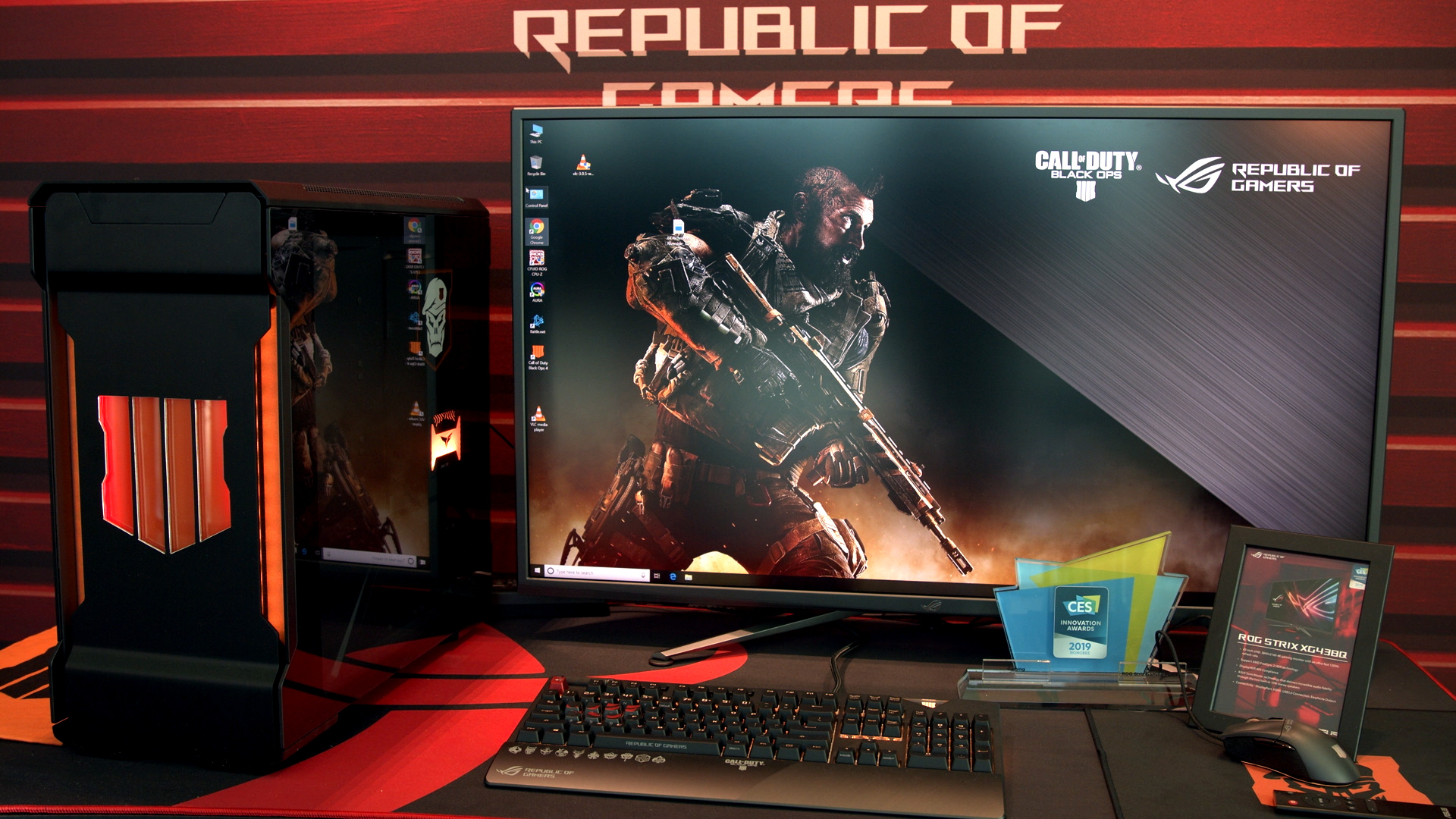 CES 2019: ASUS goes big with the 43-inch, 4K, 120Hz Strix XG438Q monitor