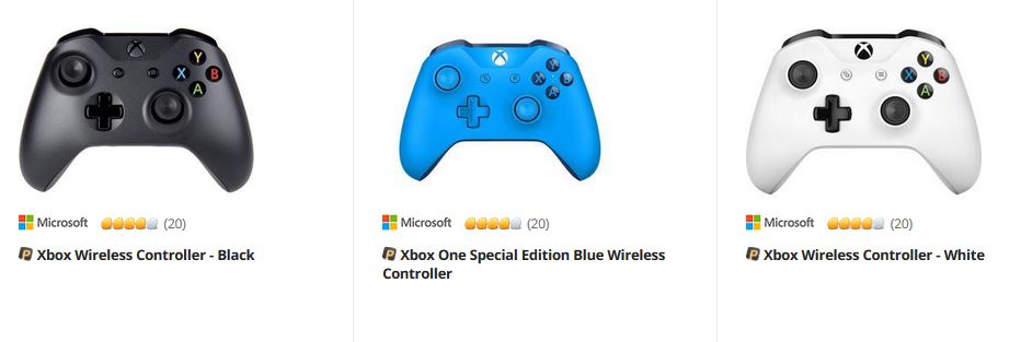 xbox controllers on Newegg 