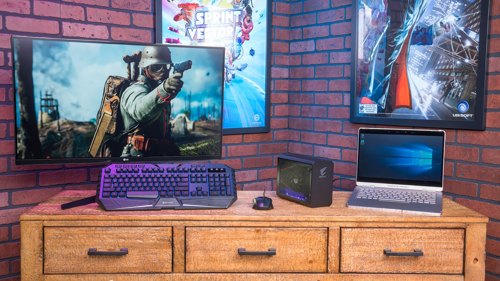 Turn an office notebook into a powerhouse rig with an eGPU