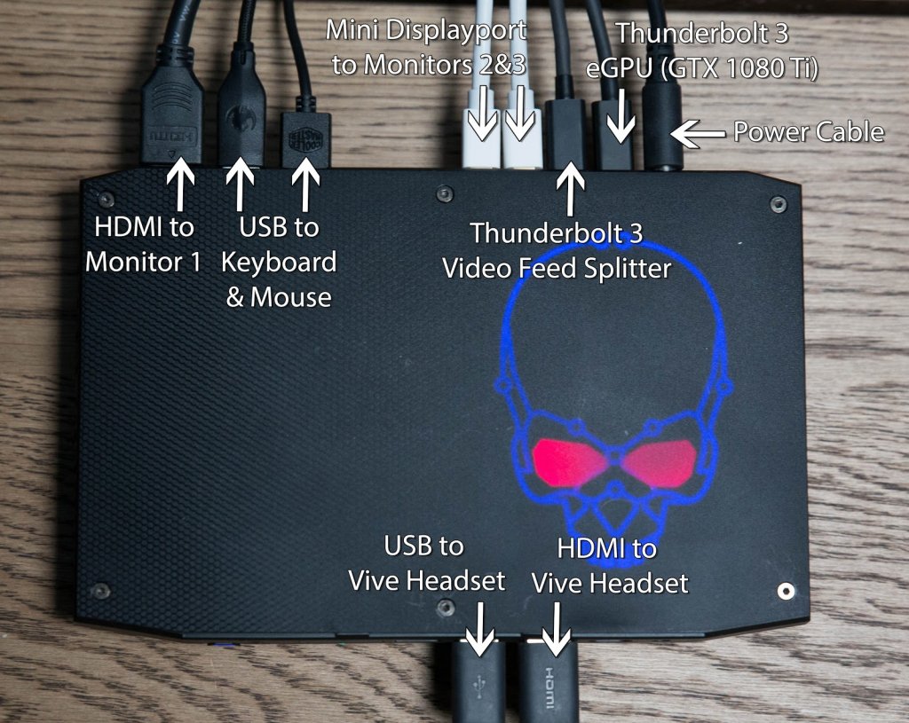 intel hades canyon multiple monitors thunderbolt 3 newegg (9)