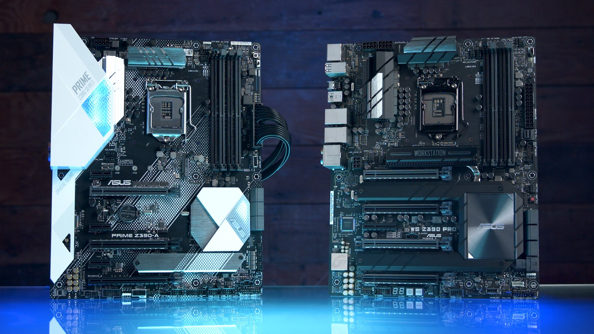 ASUS PRIME Z390-A & WS Z390 PRO: Design & feature overview
