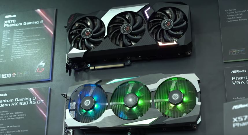 asrock navi gpu concepts computex 2019