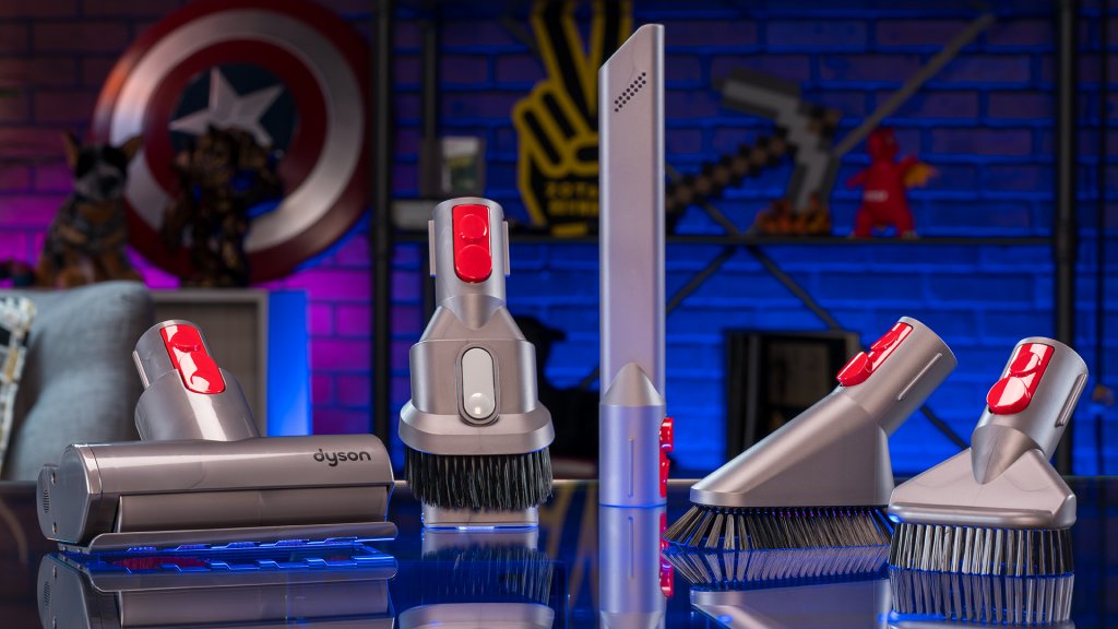 The Dyson V11 cordless vacuum comes with a number of attachments that give you flexibility in your cleaning.