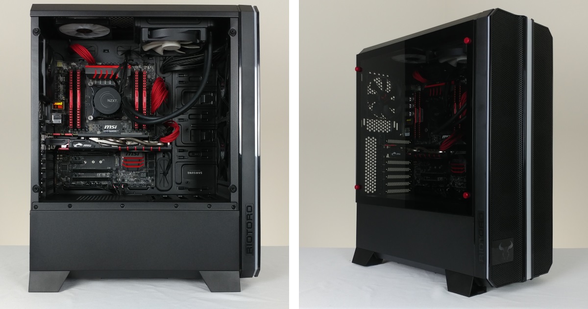 riotoro cr1288tg pc case overview