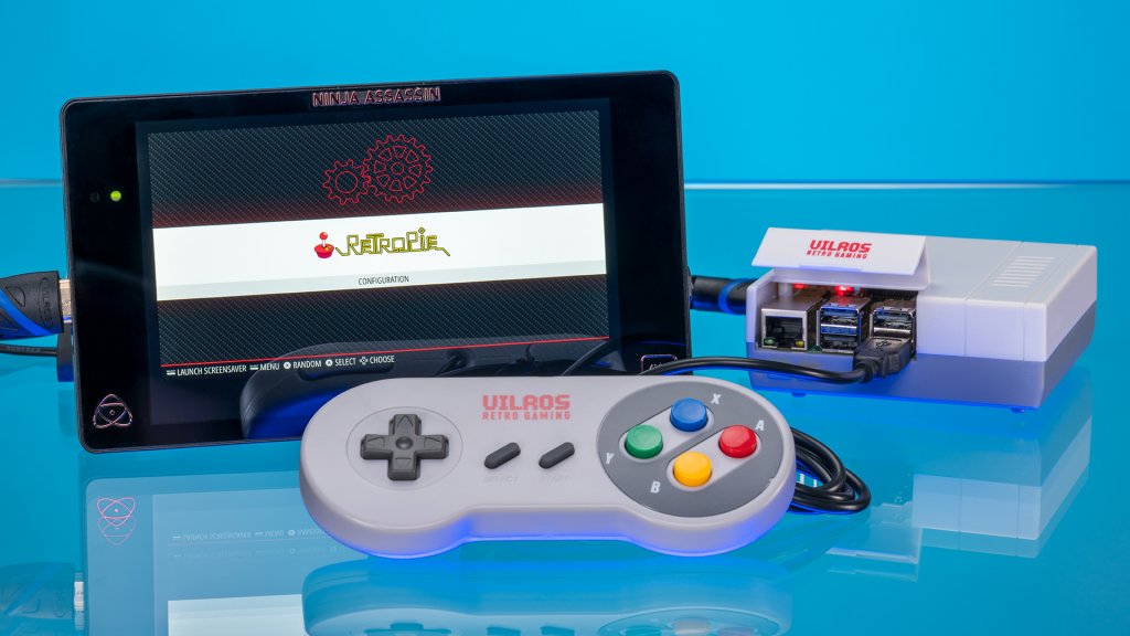 Each Vilros retro gaming kit includes a microSD card with RetroPie preloaded.