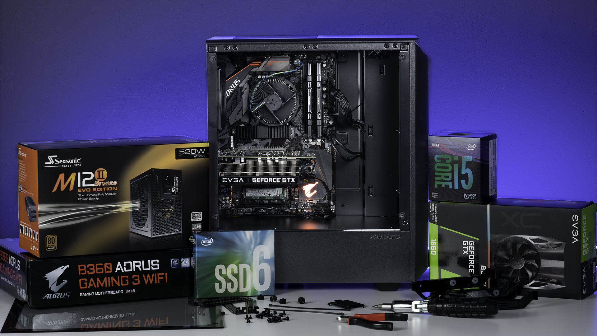 Level 1 – Intel Core i5 Gaming PC DIY Kit