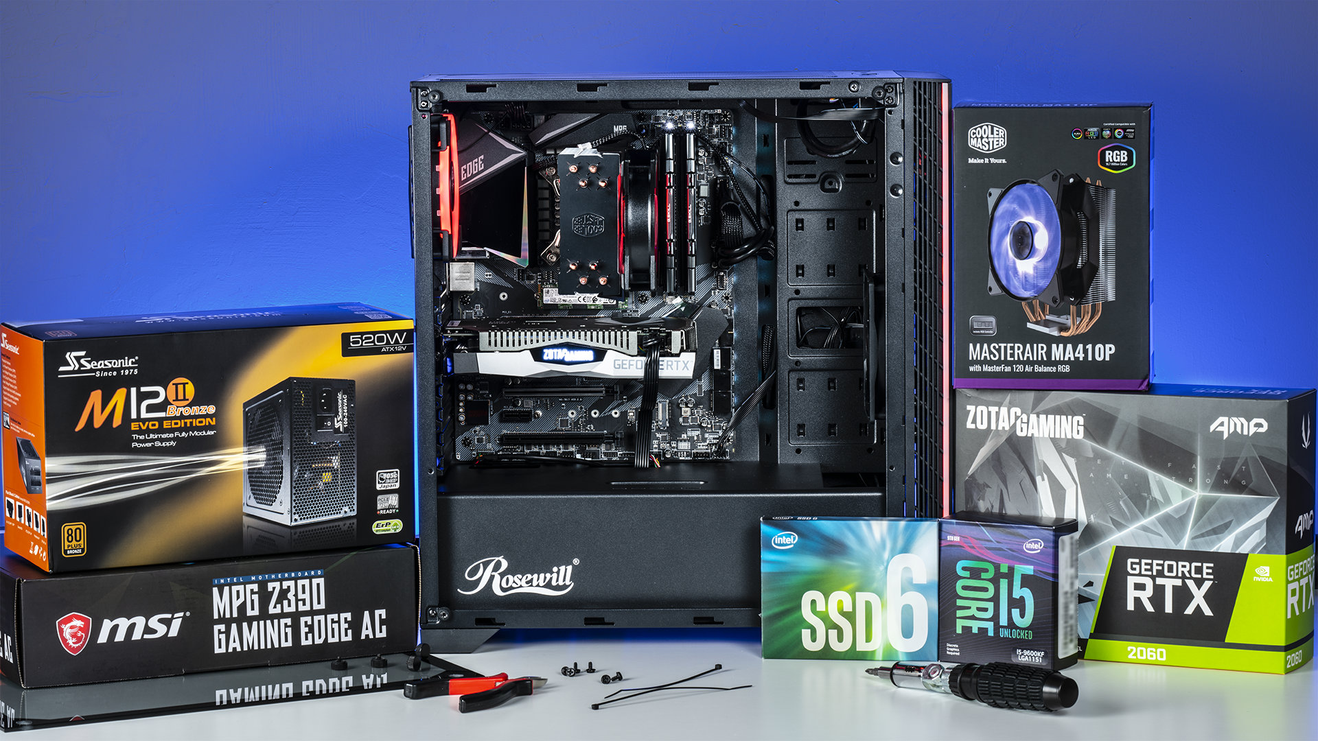 Computer Intel RTX Graphics card build