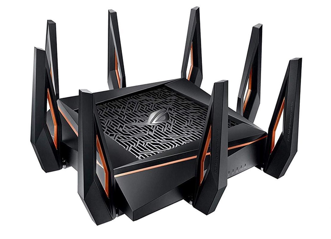 ASUS ROG Rapture GT-AX11000 Angled to the Left