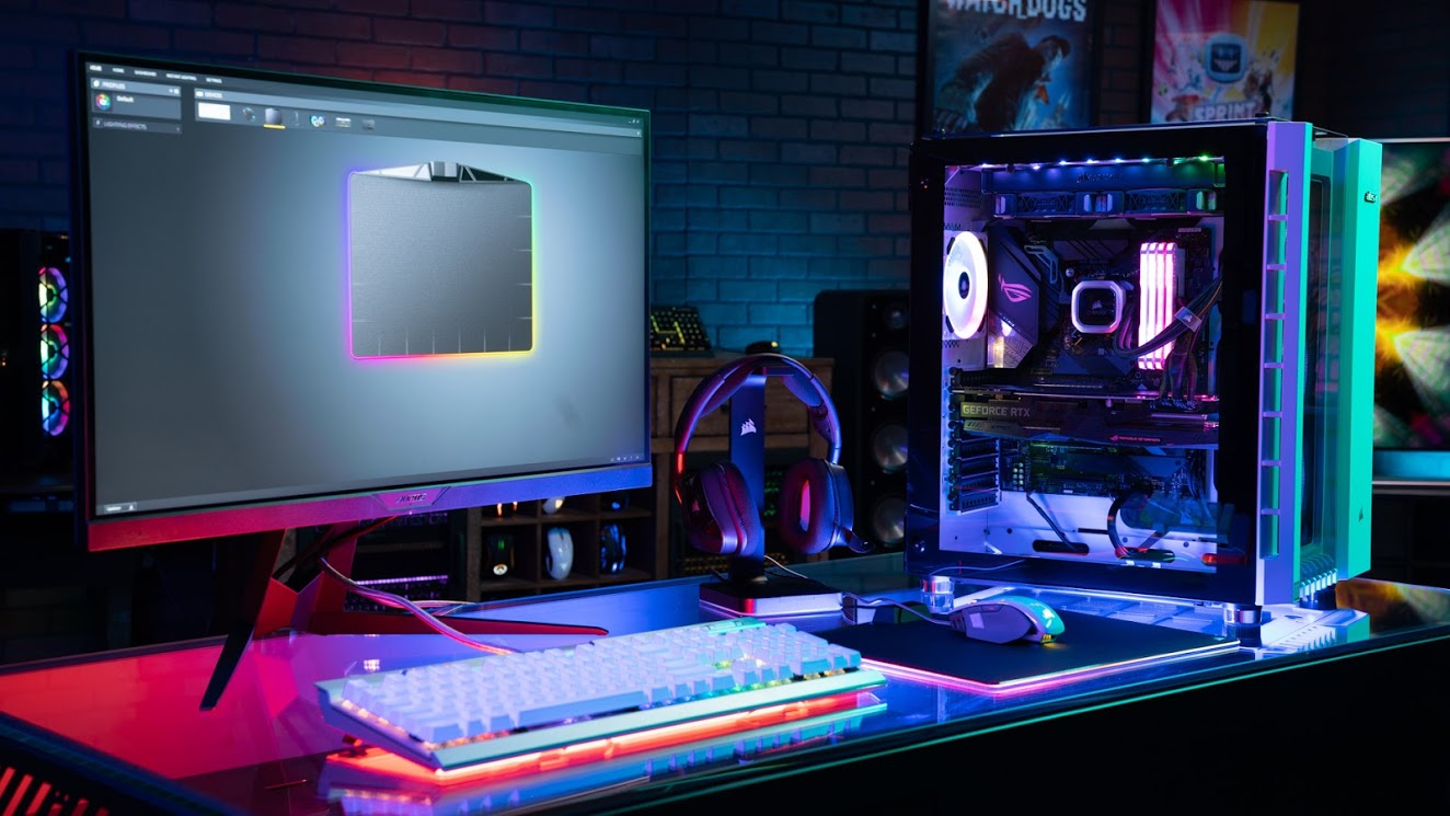 abs corsair White Case-2