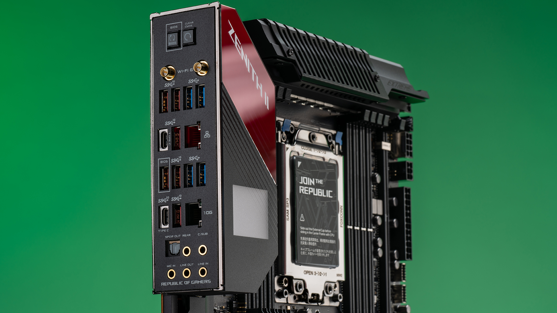 The ASUS ROG Zenith II motherboard is the 3rd-gen Threadripper’s best friend