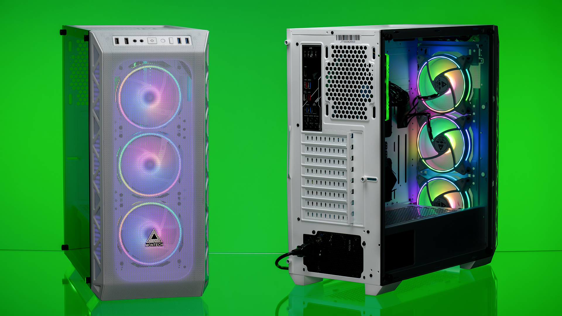 The Montech Air900 case and Z3 ARGB fans are great for PC building beginners