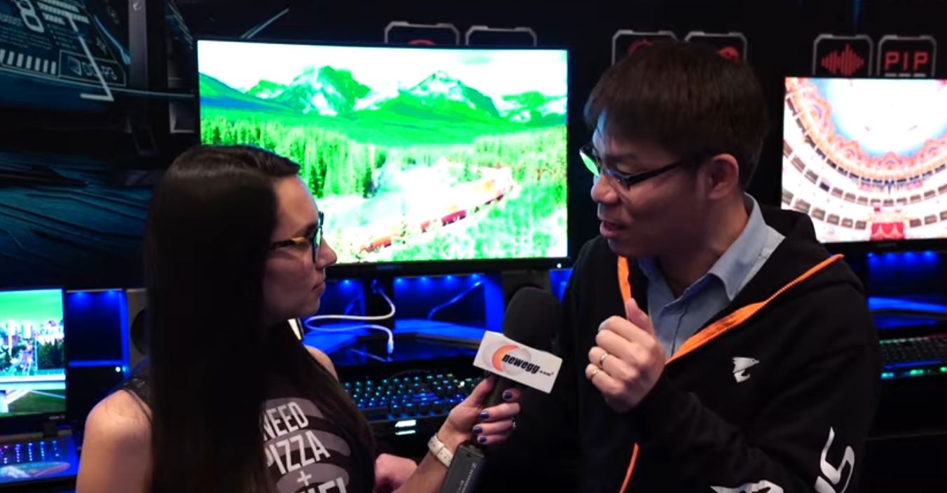 Gigabyte’s new gaming monitors can connect to your phone and improve your aim