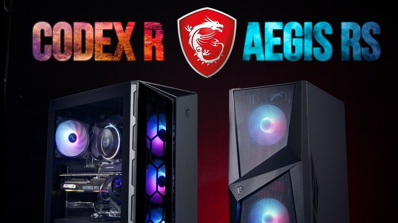 First look at new MSI 10th-gen Intel gaming PCs: AEGIS RS and CODEX R