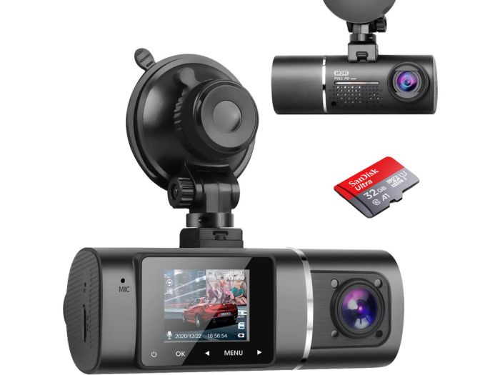 TROPRO dual channel dash cam