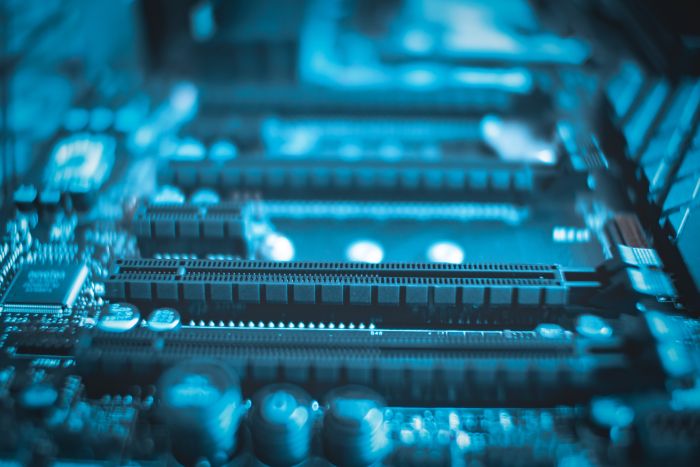 PCIe slots on motherboard