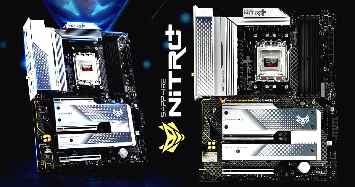 Sapphire launch of NITRO B850A and B650A Motherboards