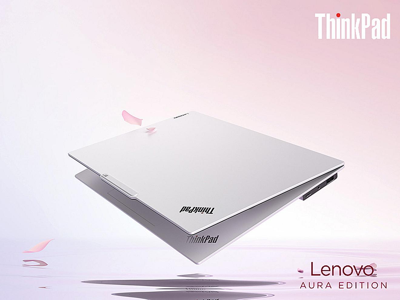 Lenovo First White ThinkPad X9 Aura AI Edition