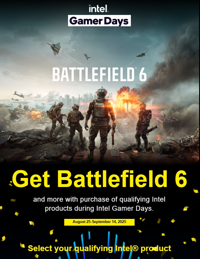 Best Intel® Gamer Days 2025 Deals at Newegg