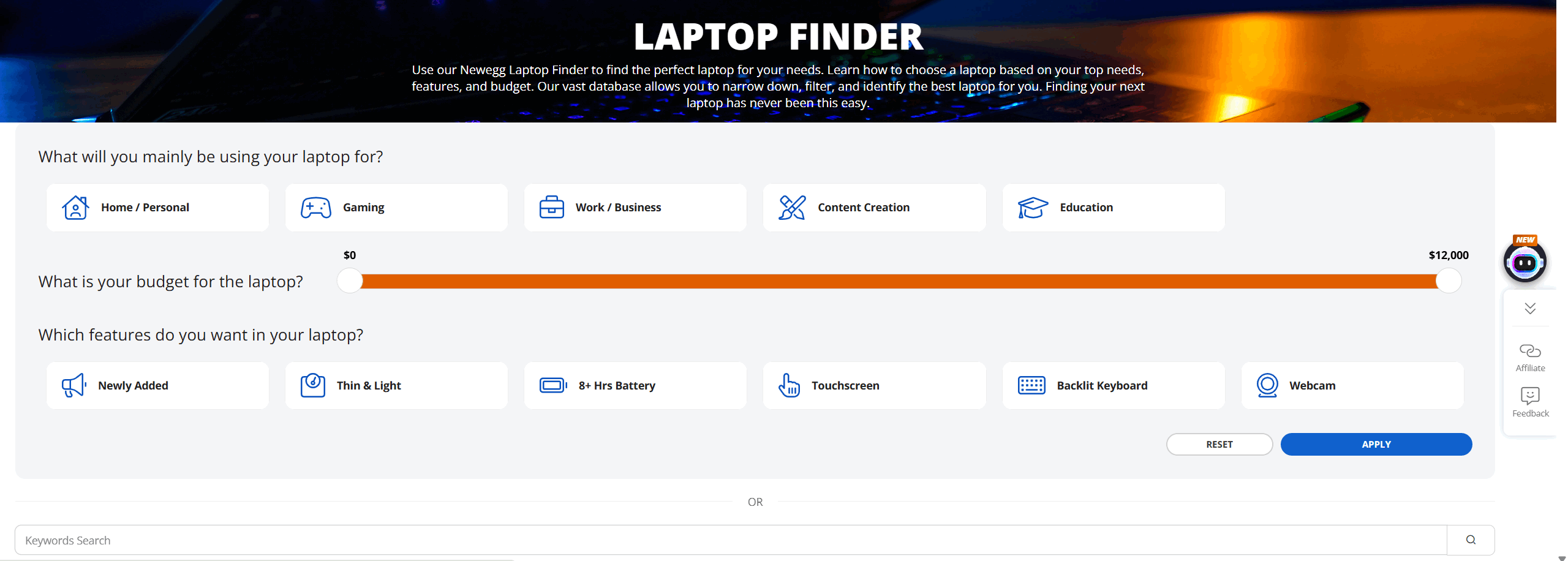 Newegg’s “Laptop Finder”: A Smarter Way to Choose the Perfect Laptop