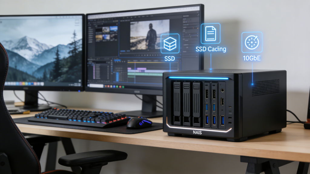 Premium desktop NAS device for professionals