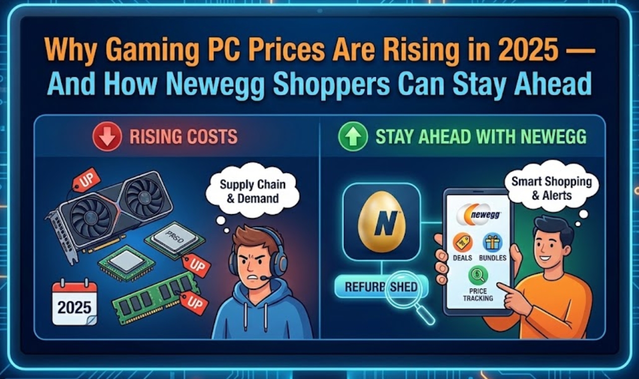 Why Gaming PC Prices Are Rising in 2025 — And How Newegg Shoppers Can Stay Ahead
