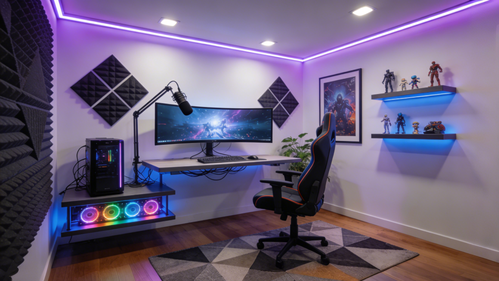 Modern Gaming Room Environment