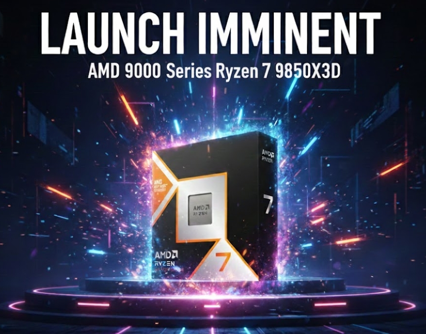 9850X3D coming soon