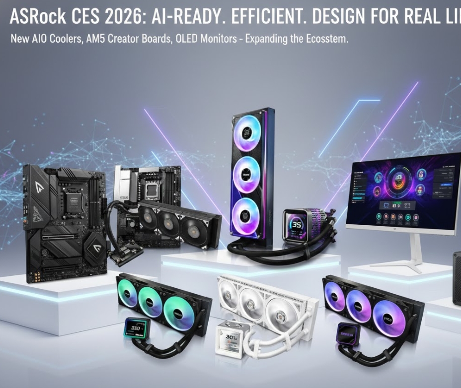 ASRock’s CES 2026 Hardware Built for Gaming and Sustained Power
