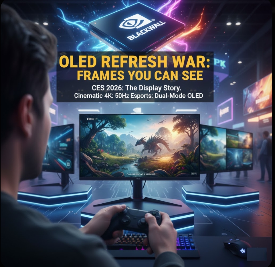 OLED Refresh War - CES 2026 OLED gaming monitors