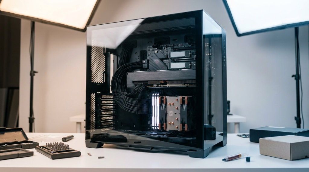 Gaming PC build in progress